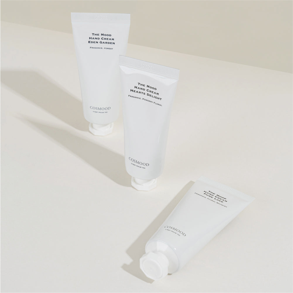 COSMÖD The Mood Hand Cream Pure Love | Powdery Floral Vegan Hand Cream with Clinical Test